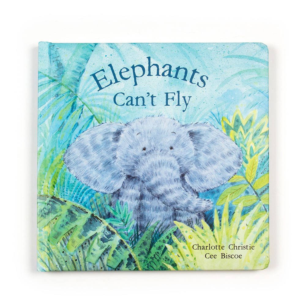 Elephants Can't Fly Book and Fuddlewuddle Elephant Medium
